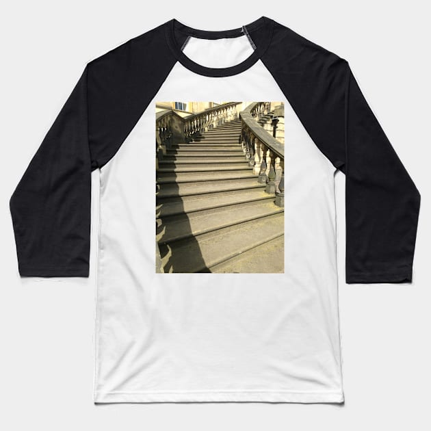 Stone stairs Baseball T-Shirt by robsteadman